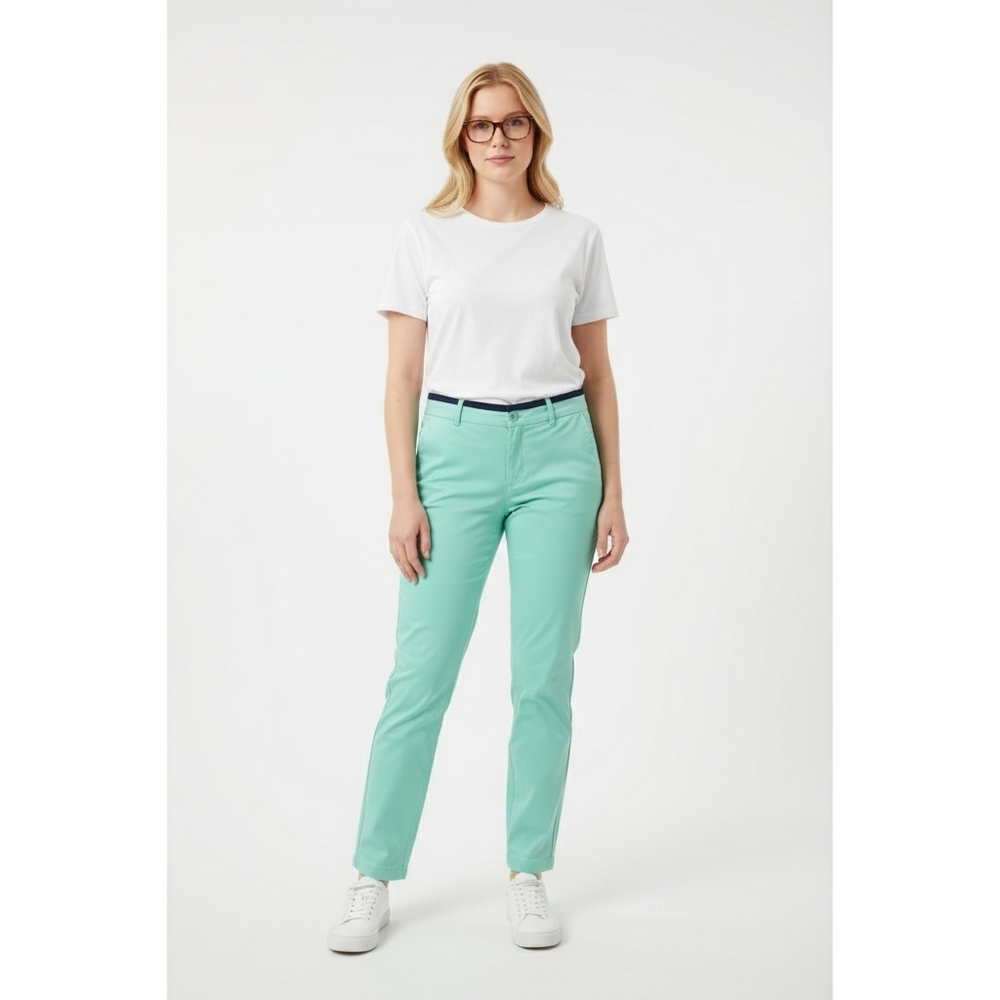 CARTONNIER By Anthropologie Green Capris Size 8